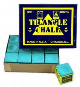 Triangle Pool & Snooker Chalk - 12 Cubes