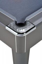 DPT Omega Pro Onyx Grey Coin Operated Slate Bed Pool Table