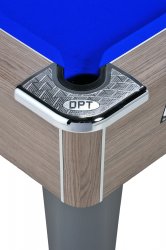 DPT Omega Pro Grey Oak Coin Operated Slate Bed Pool Table
