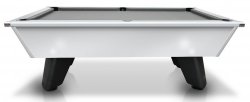 White Wolf Outdoor Gloss Pool Table - 6ft or 7ft