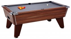 DPT Omega Pro Dark Walnut Slate Bed Pool Table