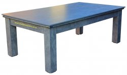 2-4 Week Delivery - Italian Grey Classic Square Leg Pool Dining Table - 6ft or 7ft
