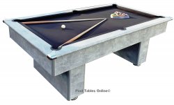 2-4 Week Delivery - Torino Italian Grey Slate Bed Pool Table - 6ft or 7ft