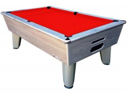 Optima Classic Silver Oak Slate Bed Pool Table