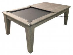 2-4 Week Delivery - Gatley Italian Grey Classic Pool Dining Table - 6ft or 7ft