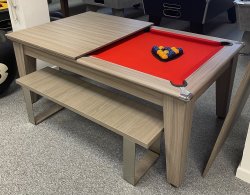 2-4 Week Delivery - Gatley Driftwood Classic Pool Dining Table - 6ft or 7ft