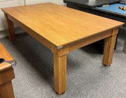 2-4 Week Delivery - Traditional Pool Dining Table - Oak 6ft or 7ft