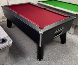 Optima Classic Black Slate Bed Pool Table - 6ft or 7ft