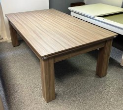2-4 Week Delivery - Classic Square Leg Driftwood Pool Dining Table - 6ft or 7ft