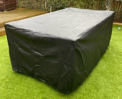 White Wolf Slate Bed Outdoor Pool Table with Cover
