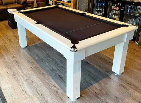 White Tuscany Pool Dining Table 