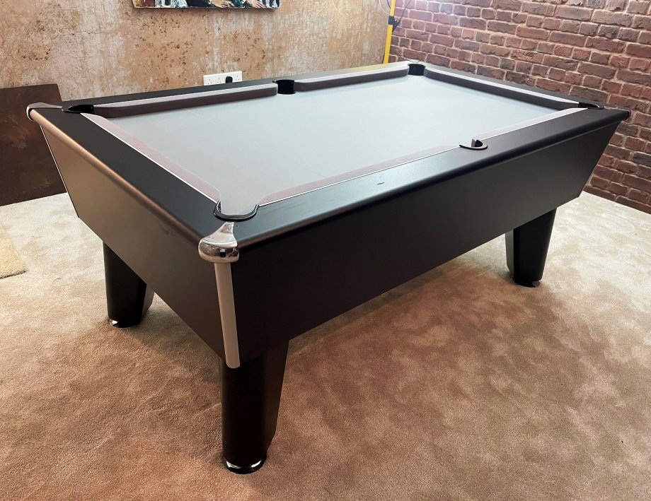 Optima Classic 6ft Black Pool Table