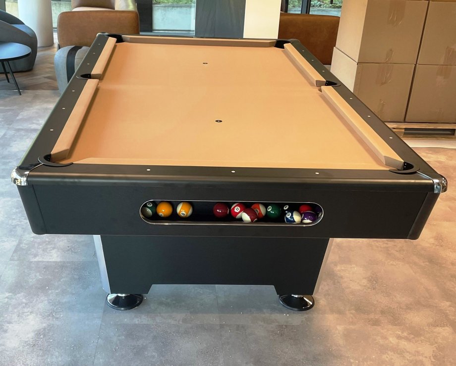 Dynamic Triumph Black Slate Bed Pool Table - Ball Storage Box