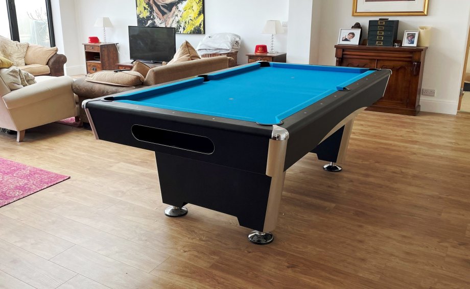 Dynamic Triumph Pool Table - Fitted with Tournament Blue Simonis Cloth