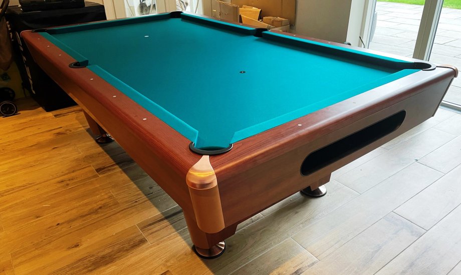 Dynamic Triumph Pool Table - Brown Cabinet Finish