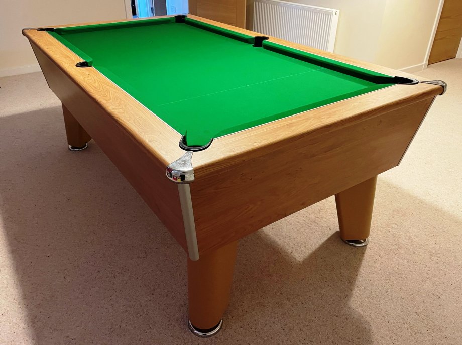 Optima Classic 7ft Table - Walnut with Green cloth