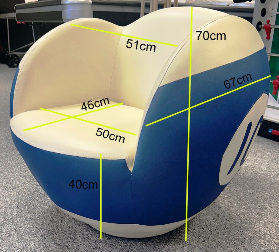 Pool Ball Chair Dimensions