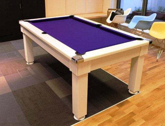 White Windsor Pool Dining Table
