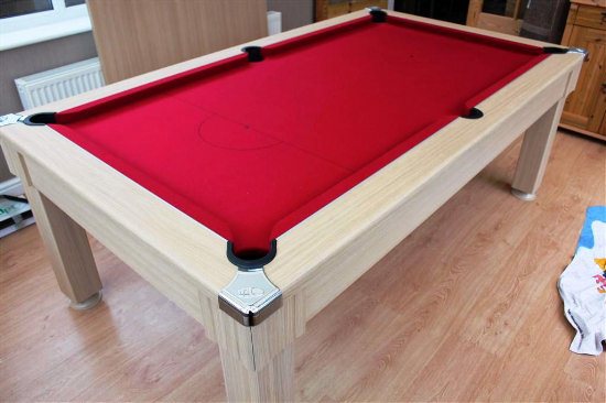 Windsor Light Oak 7ft Pool Dining Table