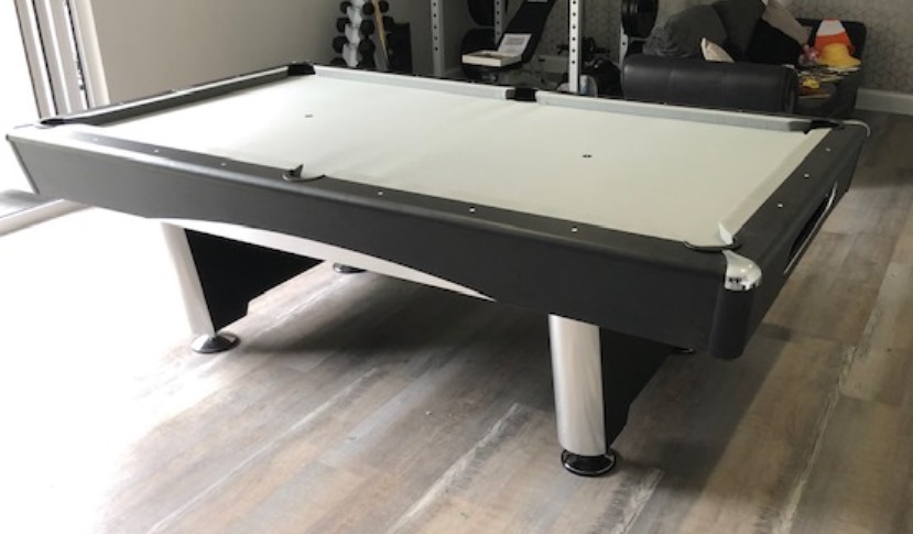 Black Triumph Pool Table