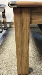 4-6 Week Delivery - Modern Classic Pool Dining Table in Driftwoood - 6ft or 7ft