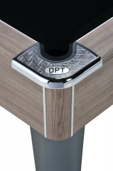 DPT Omega Pro Grey Oak Coin Operated Slate Bed Pool Table