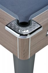 DPT Omega Pro Grey Oak Coin Operated Slate Bed Pool Table