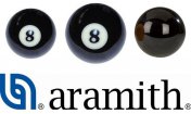 Aramith Pool and Snooker Black Balls - UK and American Size