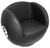 Pool Ball Chair - No.8 Ball Black Chair