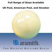 Aramith Pool and Snooker Cue Balls - Large Range
