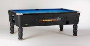 SAM Balmoral Black Coin Operated Slate Bed Pool Table