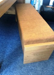 Pool Table Benches with Leatherette Padding