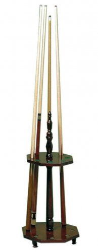 Riva Pool Cue Rack - Holds up to 8 Cues