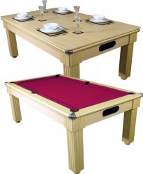 Optima Florence Light Oak Pool Dining Table