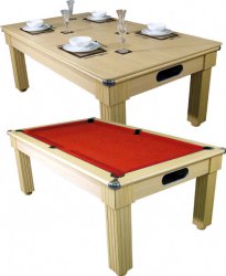 Optima Florence Light Oak Pool Dining Table