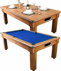 Optima Florence Walnut Pool Dining Table