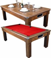 Optima Florence Dark Walnut Pool Dining Table