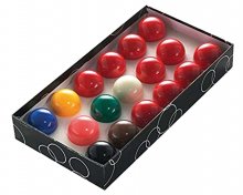 Snooker Ball Set for UK Pool Tables 2 Inch Size