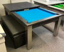 Elixir Pool Diner in Anthracite - 6ft & 7ft Sizes