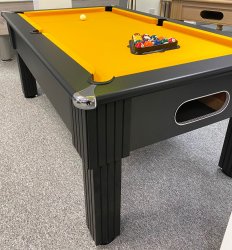 Optima Paris Black Slate Bed Pool Table