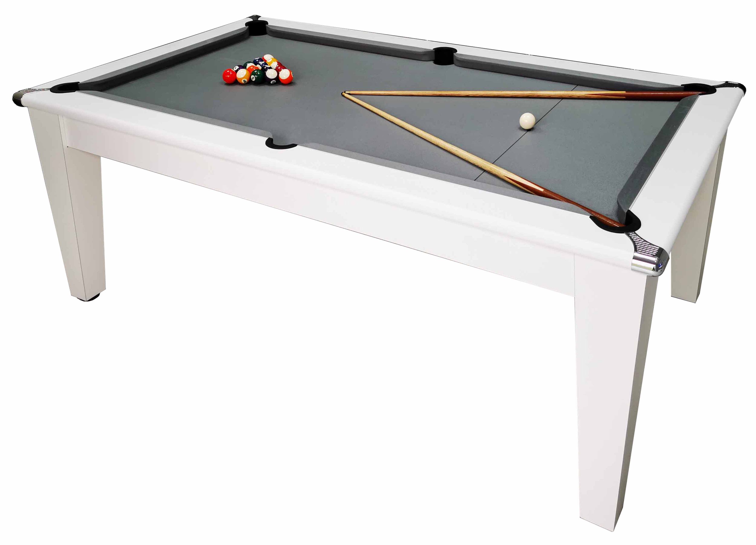 White shop billiard table