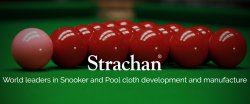 Strachan Pool Cloth 6ft, 7ft Sizes - Various Colours