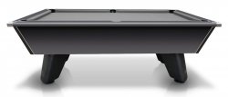 Cry Wolf Outdoor Matt Black Pool Table - 6ft or 7ft