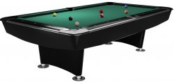 Dynamic II Gloss Black Pool Table - 7ft or 9ft