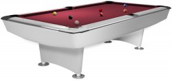 Dynamic II White Gloss 7ft Tournament Pool Table