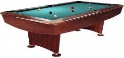 Dynamic II Brown American Pool Table - 9ft Size