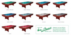 Dynamic II Brown American Pool Table - 9ft Size