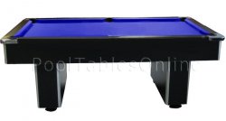 4-6 Week Delivery - Classic Slimline Black Pool Table - 7ft Size
