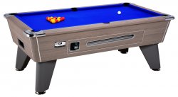 DPT Omega Pro Grey Oak Coin Operated Slate Bed Pool Table
