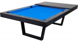 Buffalo Harlem Pool Dining Table - Black Ash - 7ft or 8ft